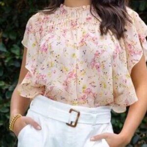 Bishop and young Shelby Flutter Sleeve blouse